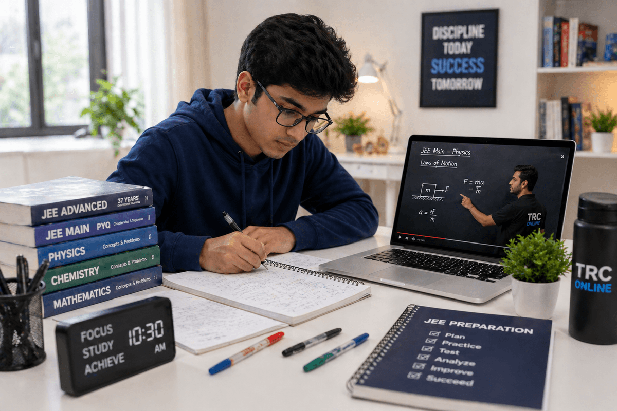JEE preparation study session